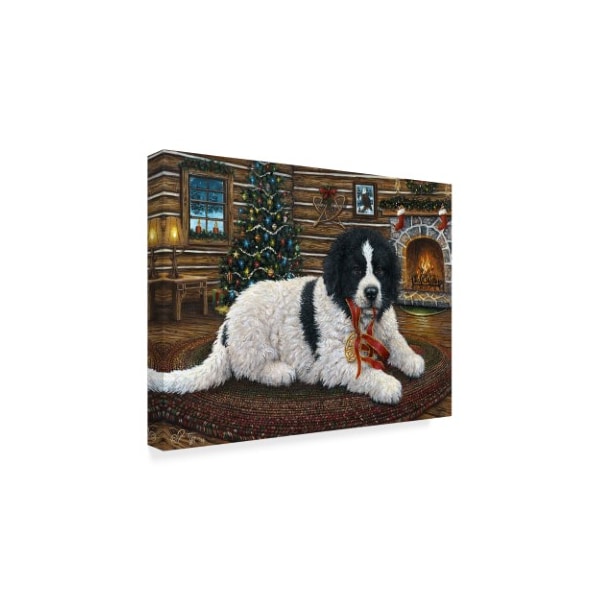 Jeff Tift 'Christmas Companion' Canvas Art,18x24